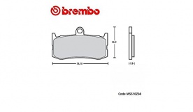 Brembo Z04 M5510 107A48655